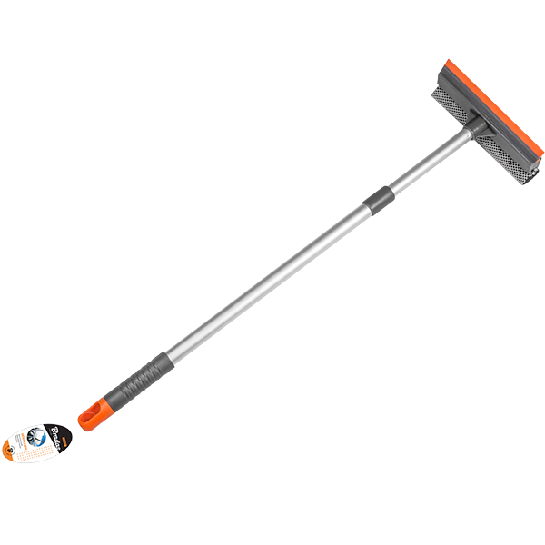 Čistič na okno se stěrkou teleskopický ALU 60-95cm